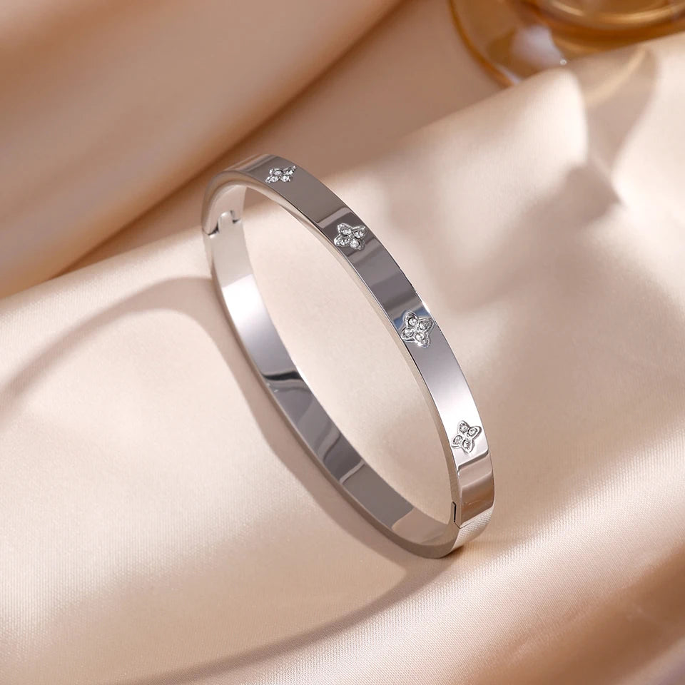 Sparkling Bangel Bracelet Set