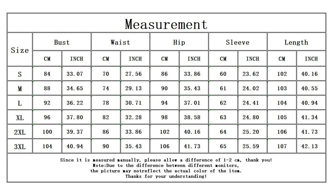 Women Single-Breasted Long-Sleeved Dress