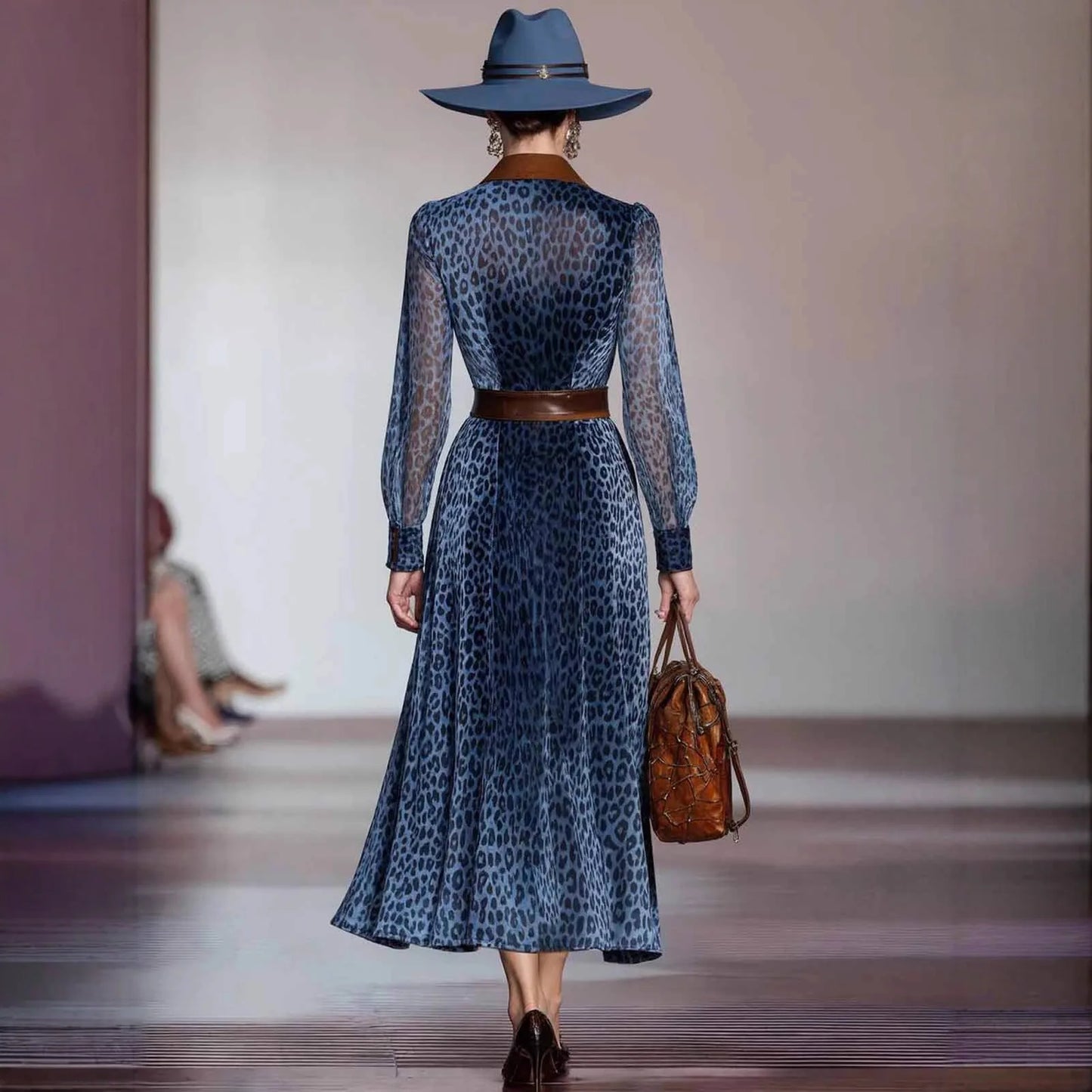 Leopard Print Fall Dress