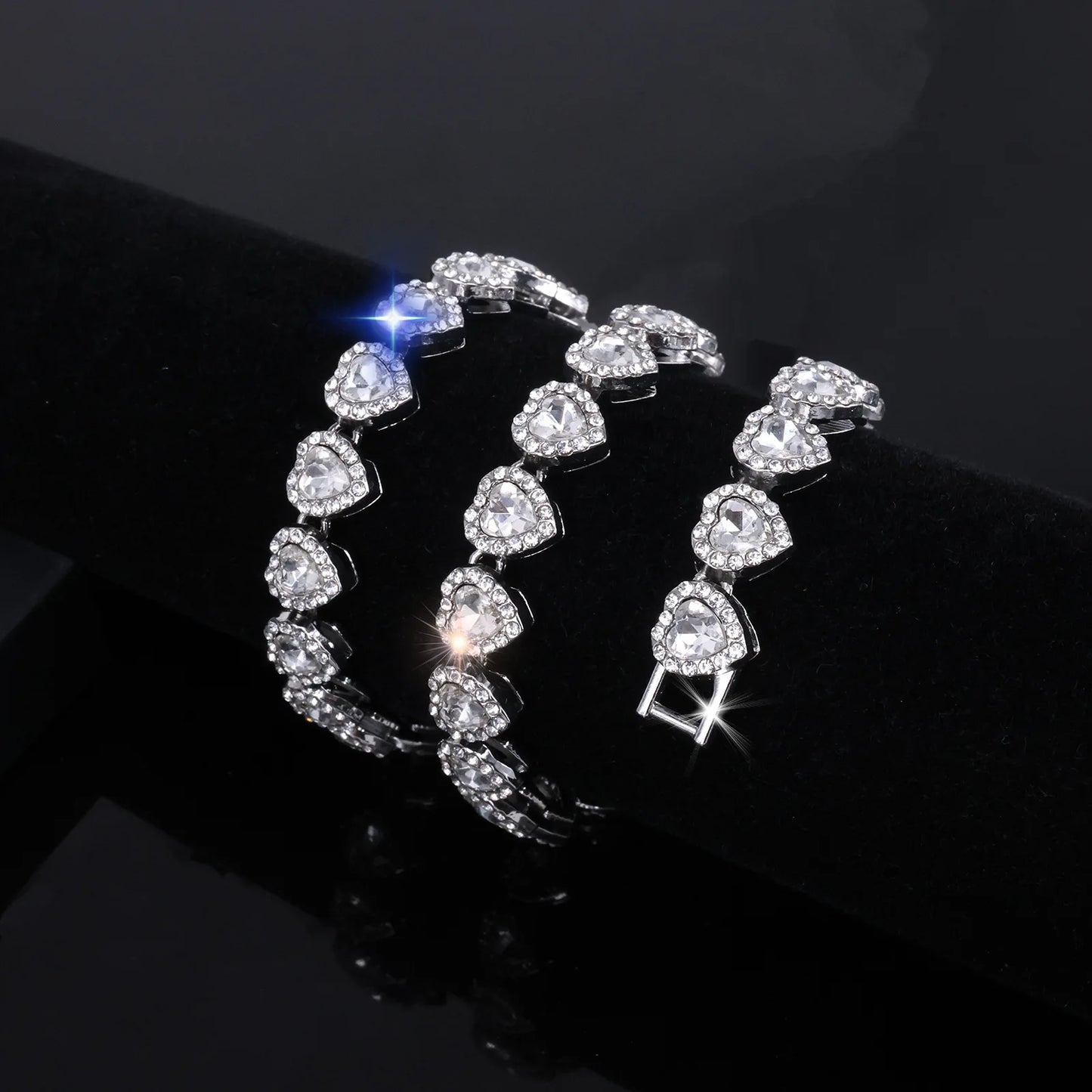 Heart Rhinestone Necklace