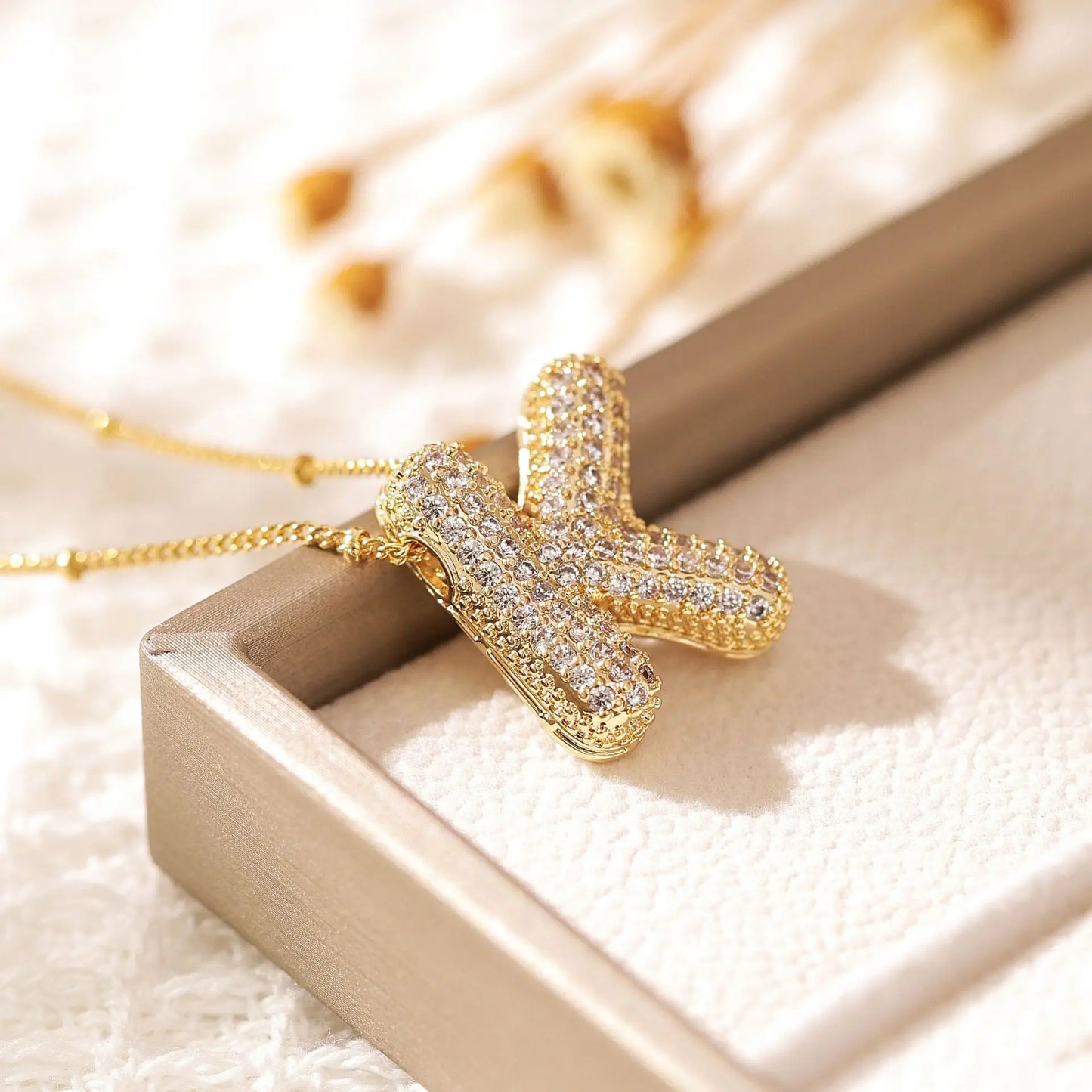 Beautiful A-Z Balloon Letter Necklace