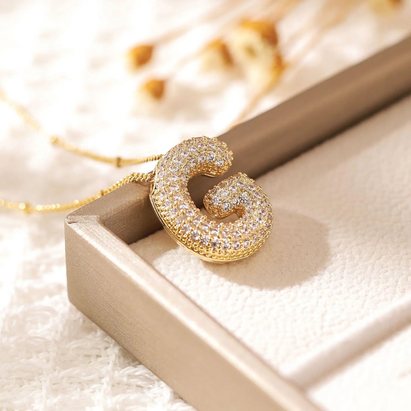 Beautiful A-Z Balloon Letter Necklace