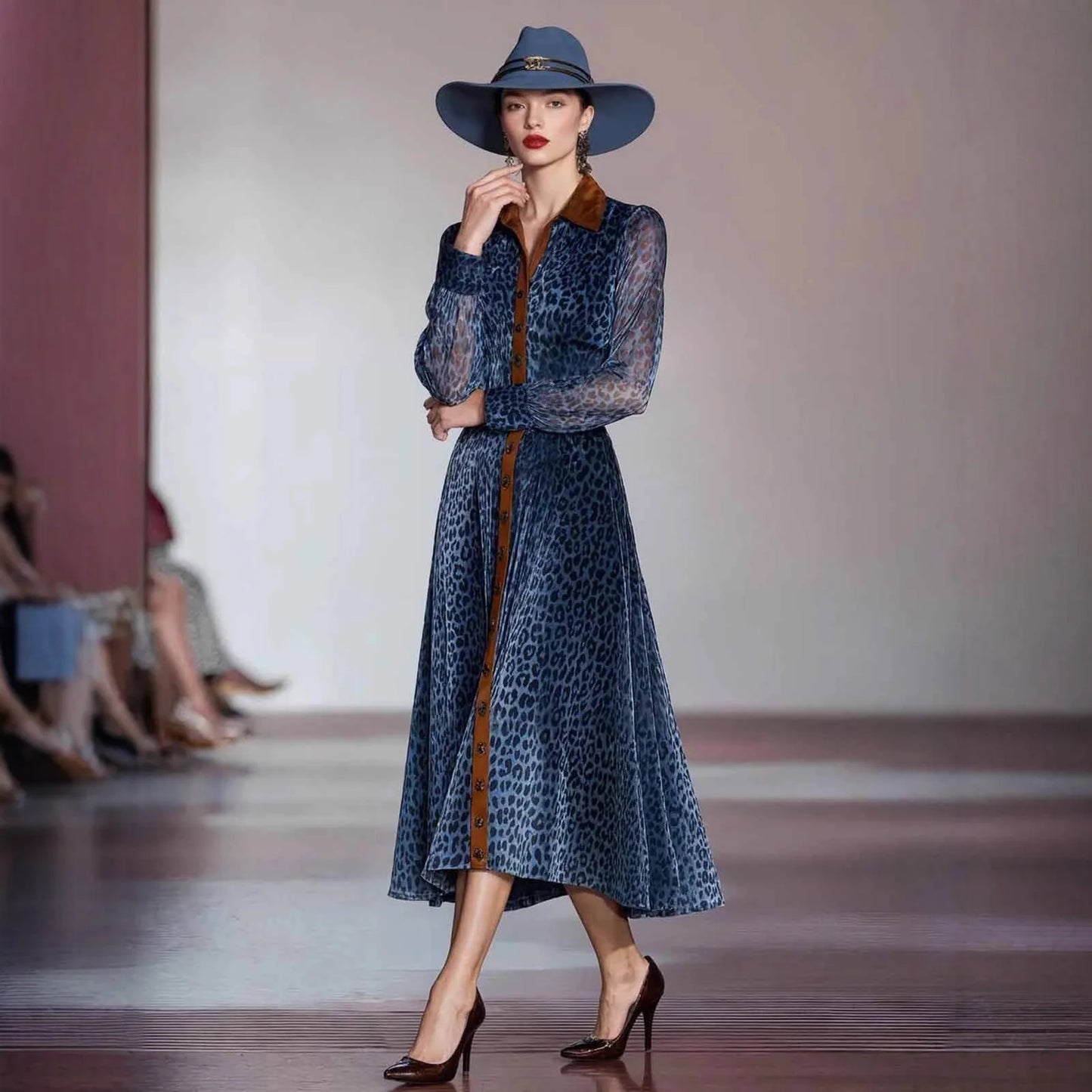 Leopard Print Fall Dress