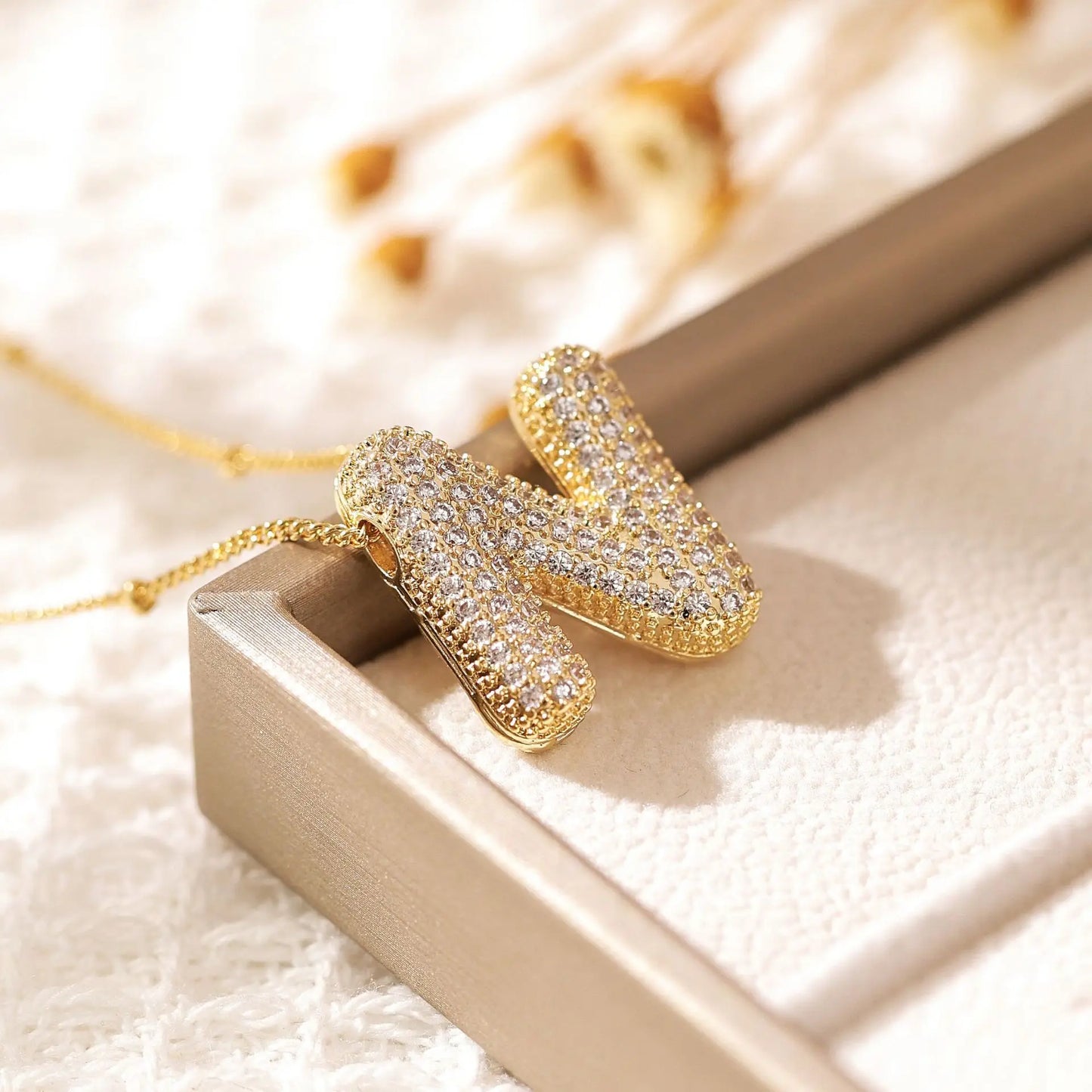 Beautiful A-Z Balloon Letter Necklace