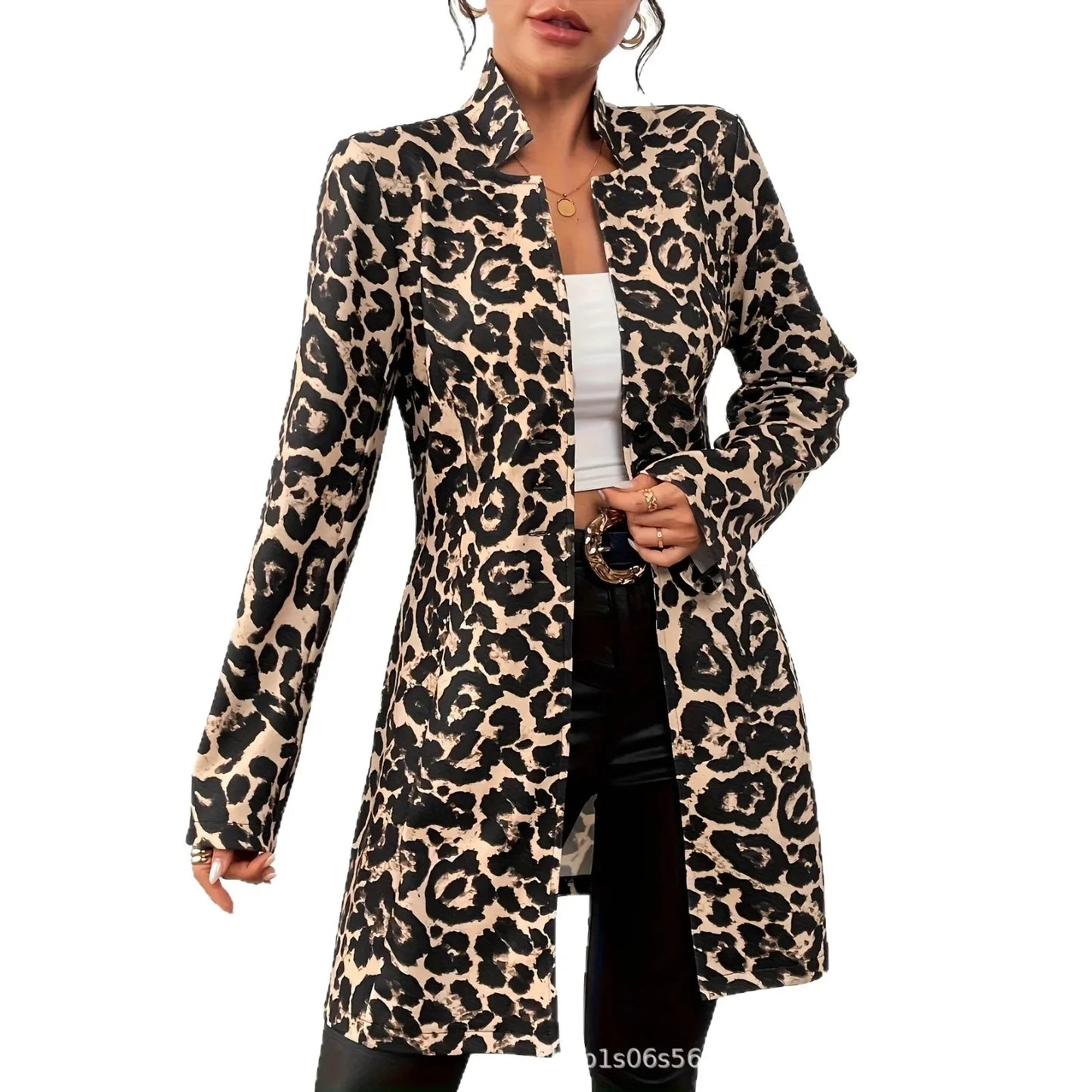 Sexy Leopard Print Jacket