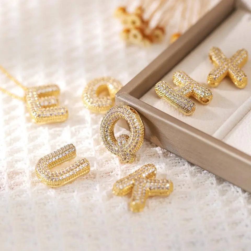 Beautiful A-Z Balloon Letter Necklace