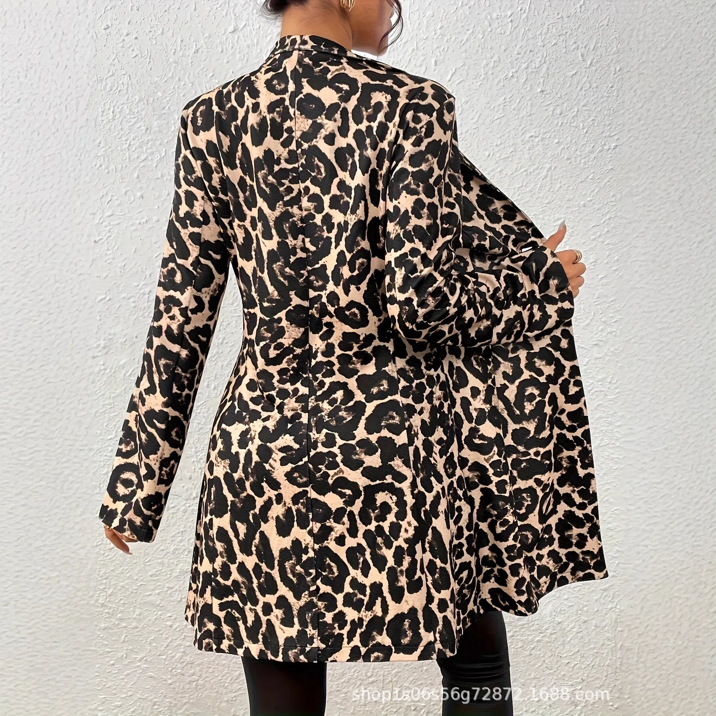 Sexy Leopard Print Jacket