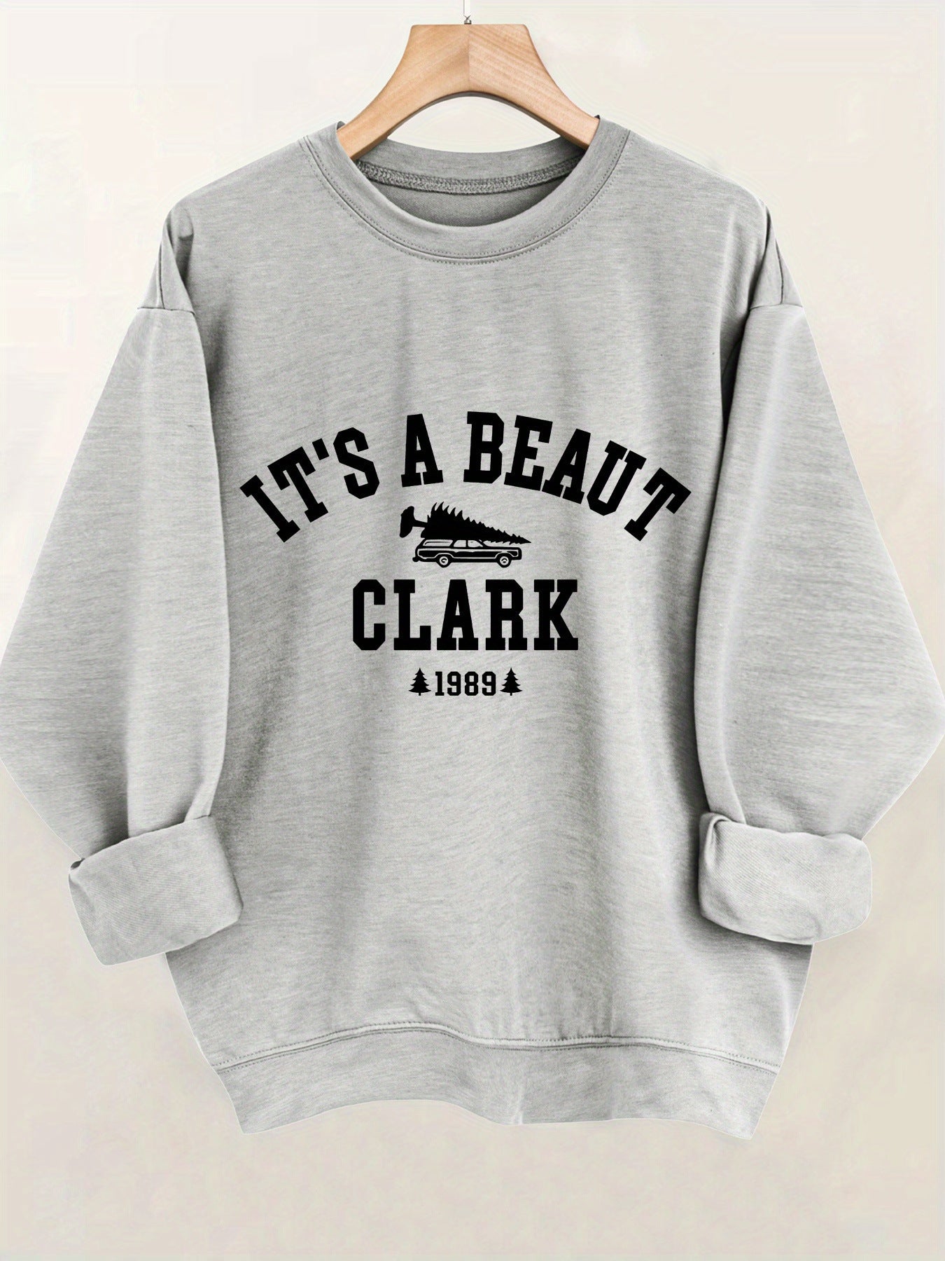 Casual Long Sleeve Christmas Holiday Sweatshirt